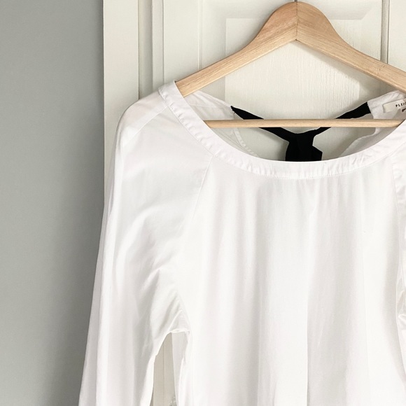 Pleione || Tie Back Poplin Tunic Dress - Picture 5 of 11